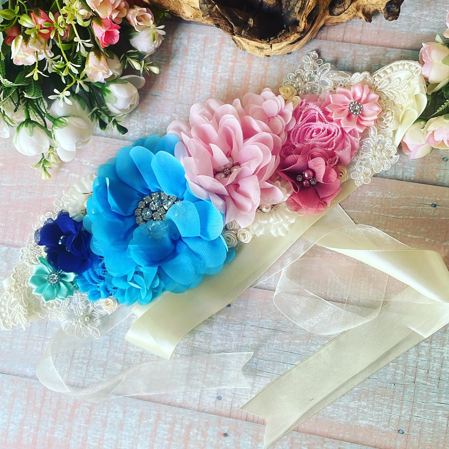 50%OFF Cinturón de maternidad revelación de género