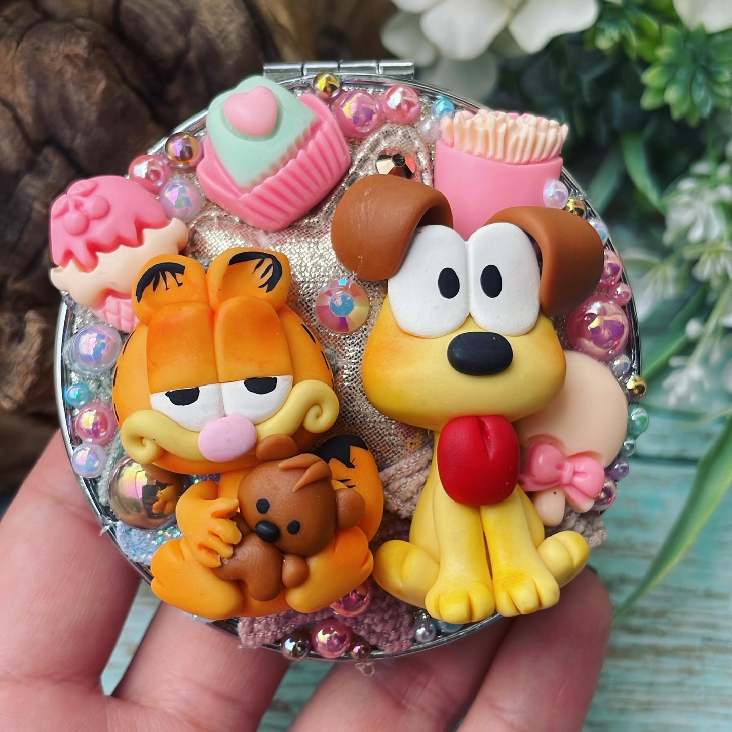 Espejito de bolsillo temático Garfield