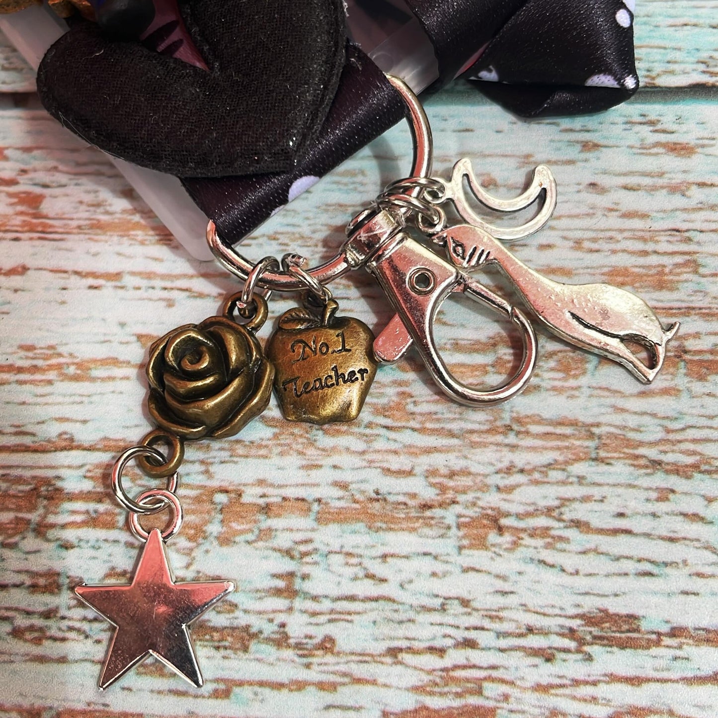 Portagafete de 3 piezas temático Escolares | Teacher