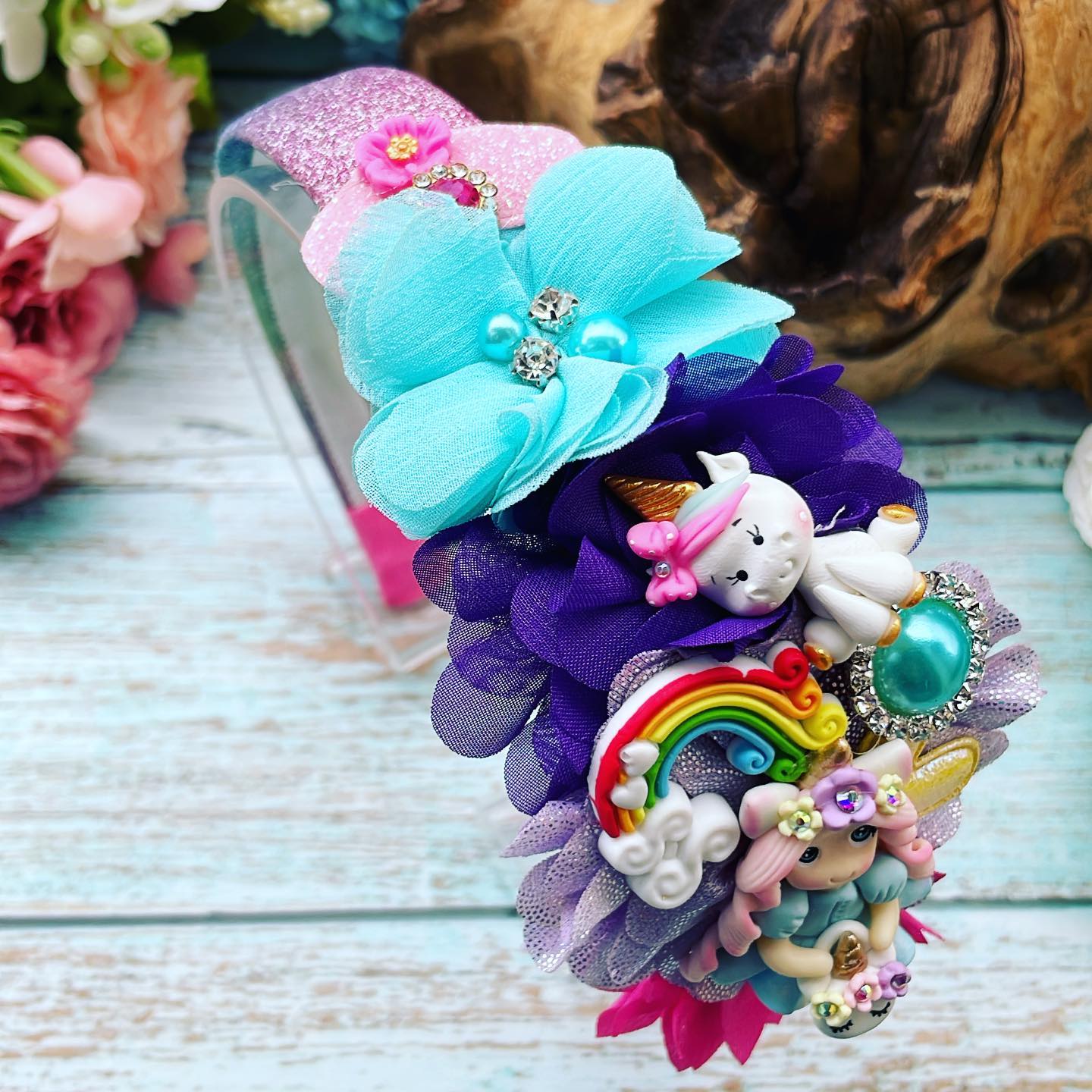 Diadema temática Unicornio