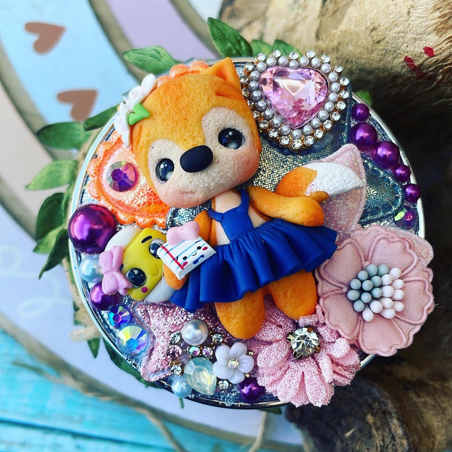 Espejito de bolsillo Escolares | Zorrito