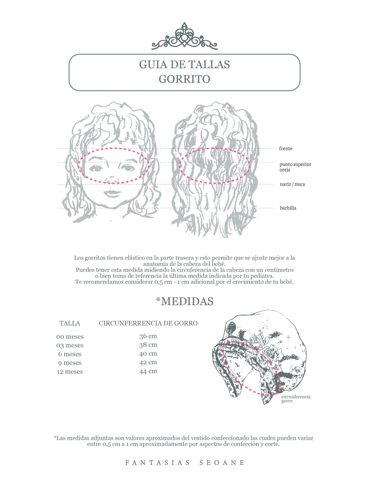 Gorrito de niña MODELO 3