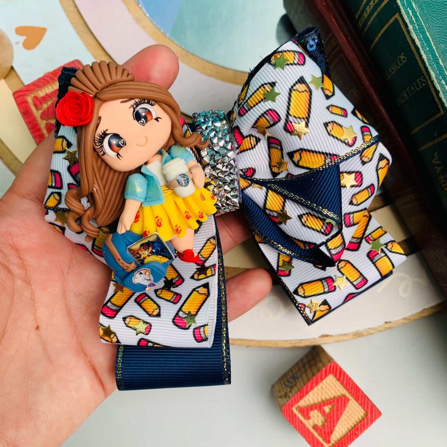 50%OFF Lazo temático Escolares | Princesas a la escuelita Bella