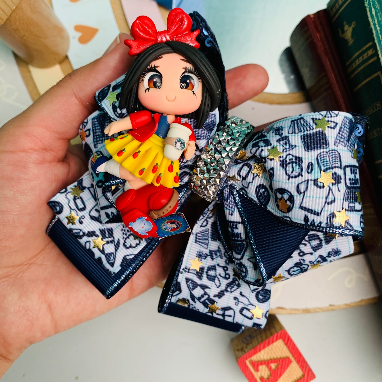 50%OFF Lazo temático Escolares | Princesas a la escuelita Blancanieves