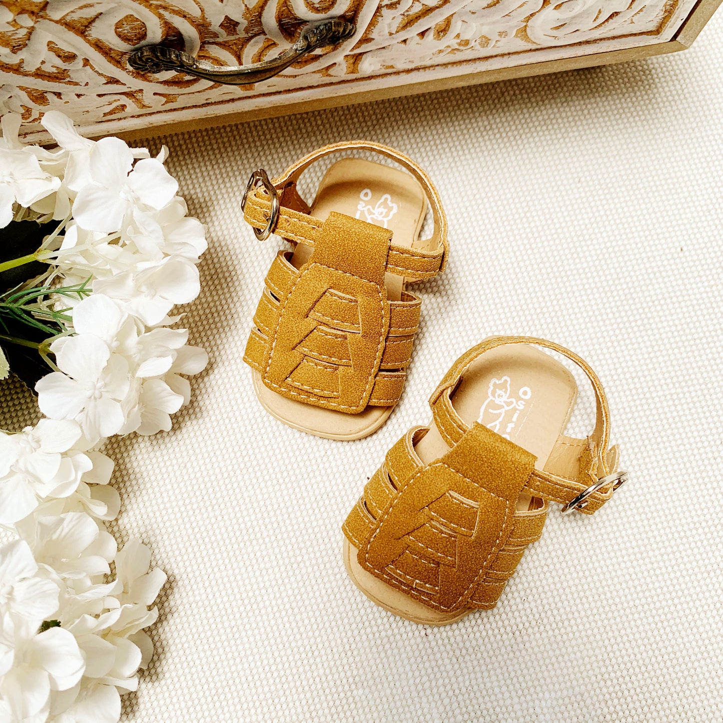 60%OFF Sandalia color café