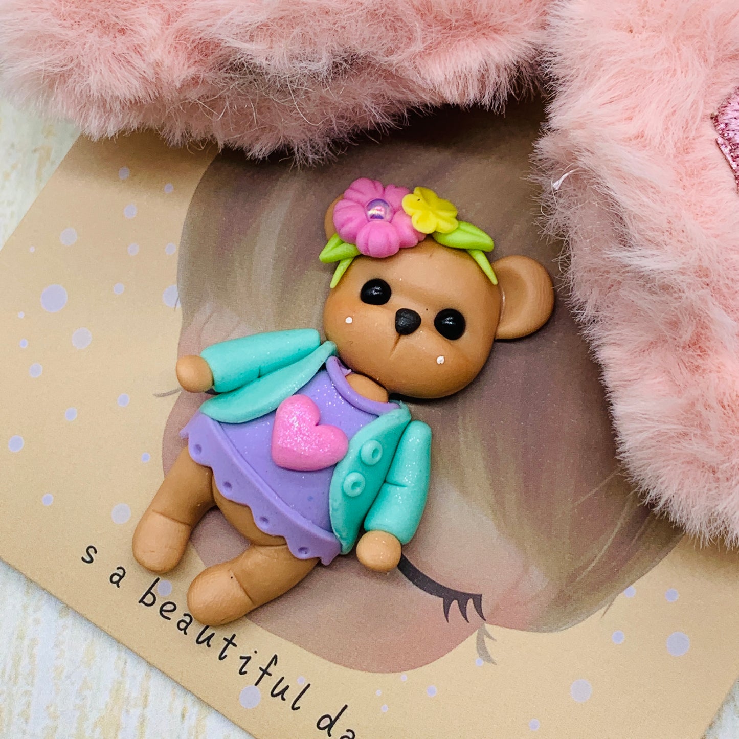 Set crea tu lazo/moño + porcelana temática Conejita Modelo 24