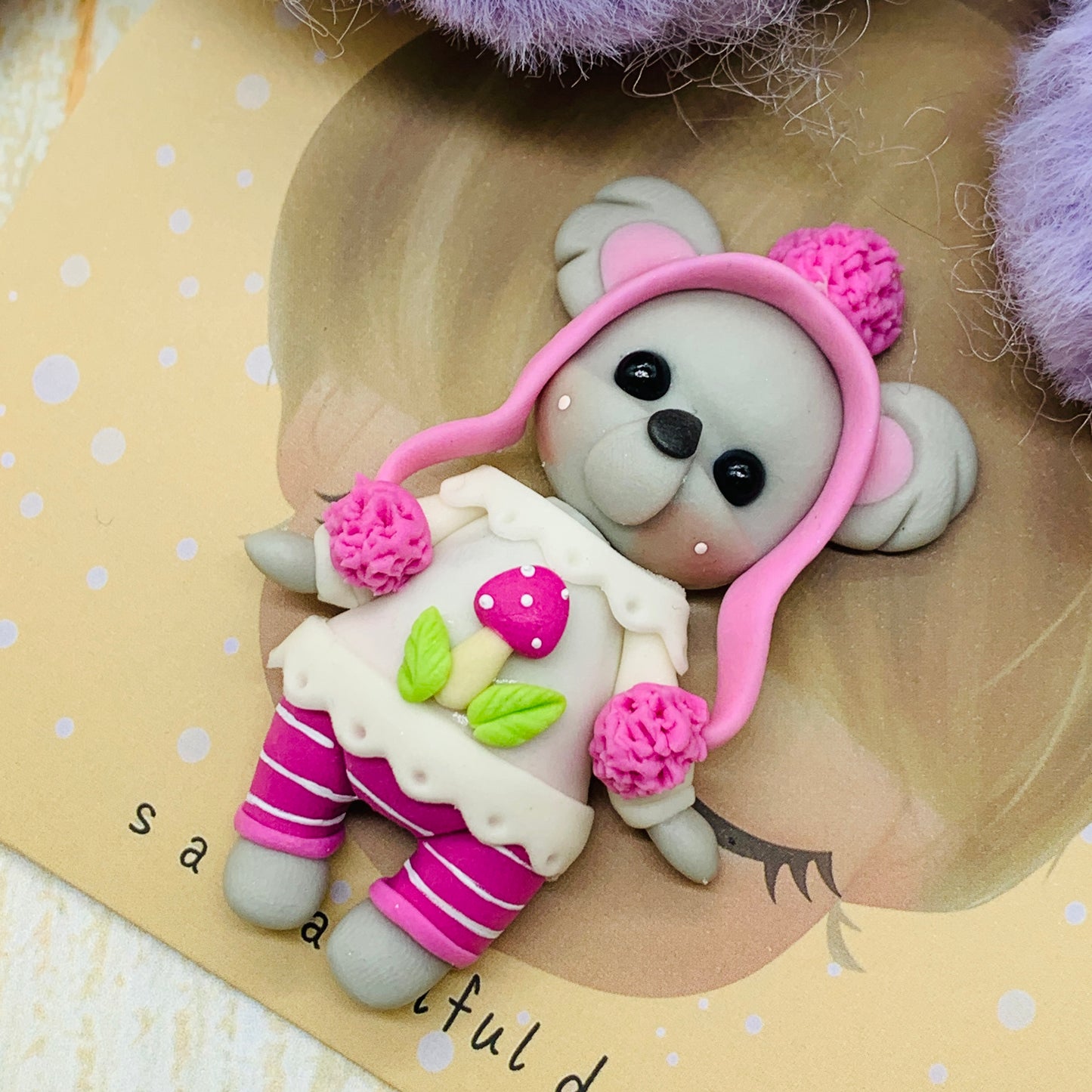 Set crea tu lazo/moño + porcelana temática Conejita Modelo 23