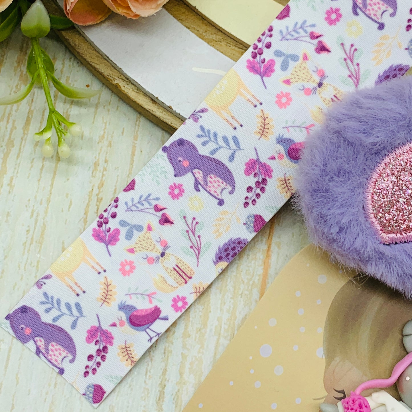 Set crea tu lazo/moño + porcelana temática Conejita Modelo 23