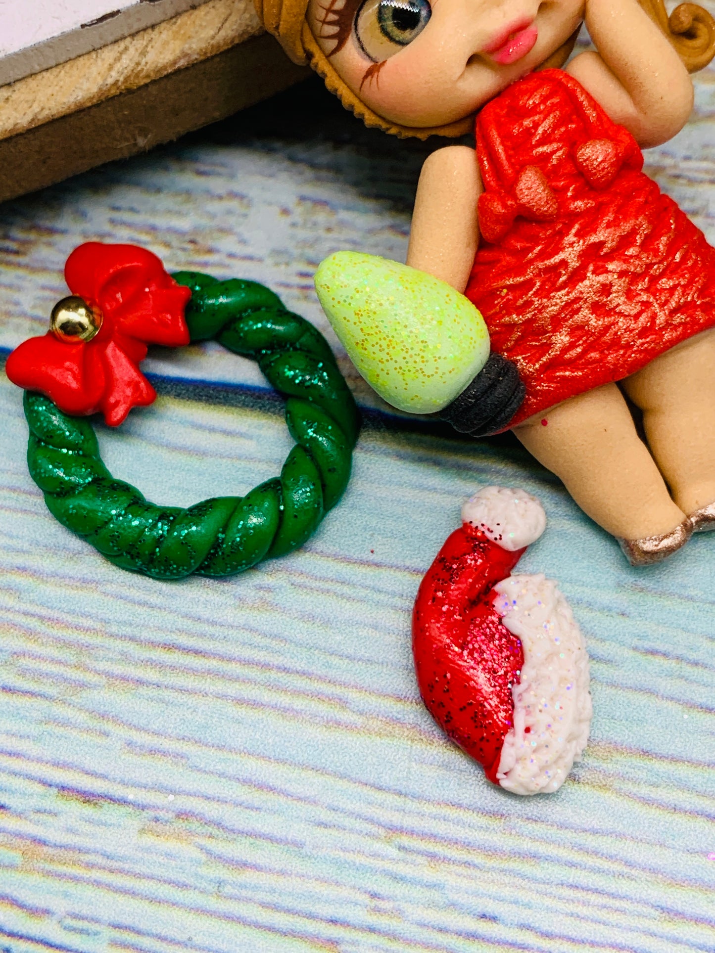 Porcelana temática Navidad Niñitas + complementos Modelo 38