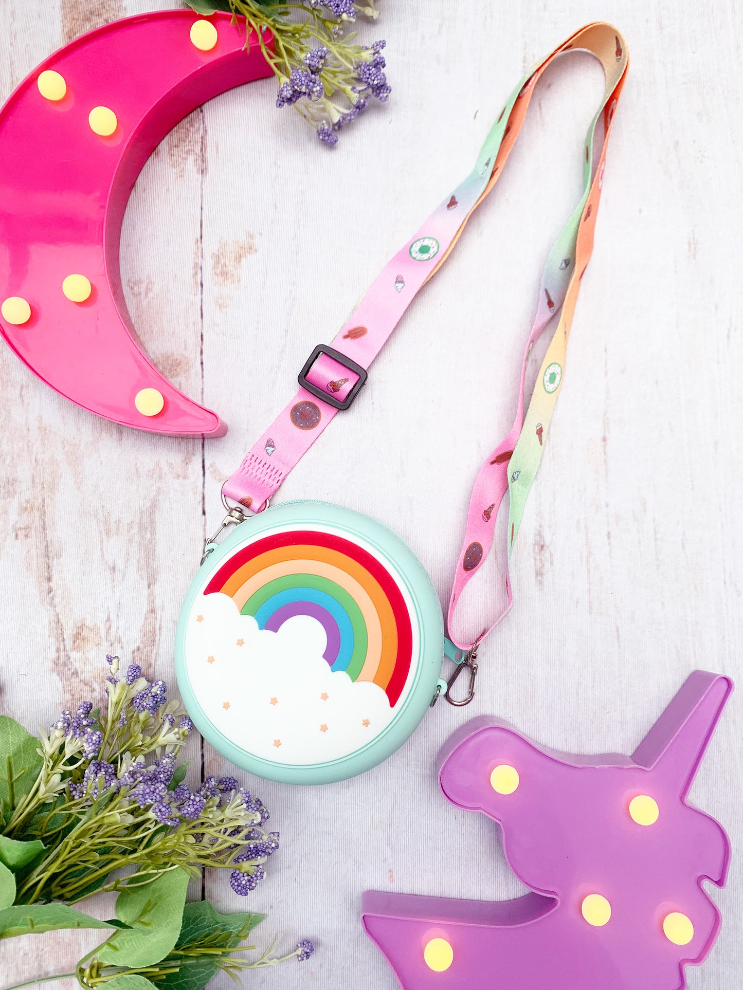 50%OFF Bolsito temático Arcoiris | Niñitas