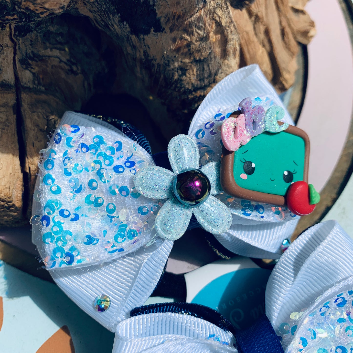 Par de colitas con lacitos para Escuelita | Pizzarita