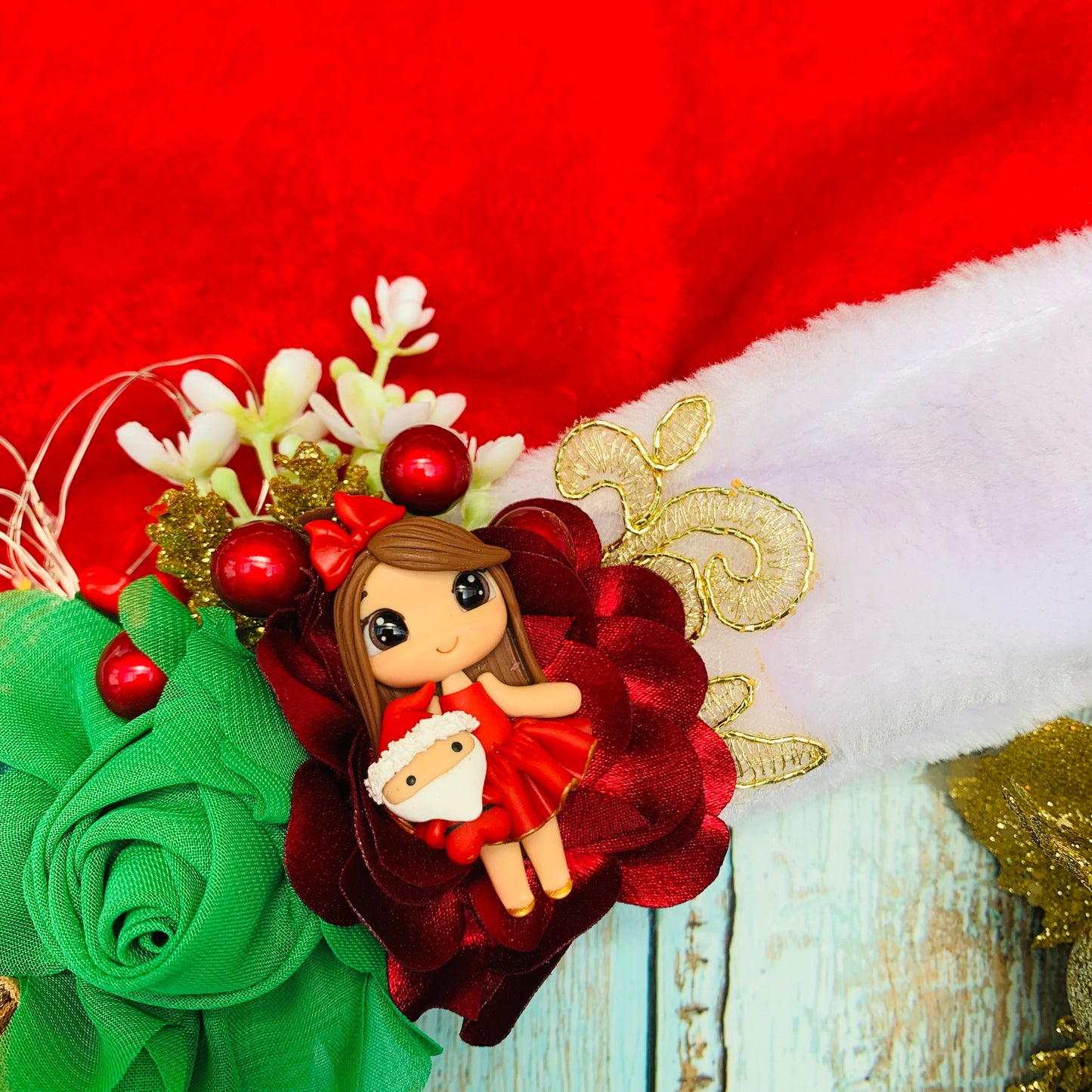 Gorro navideño con luces MODELO 2