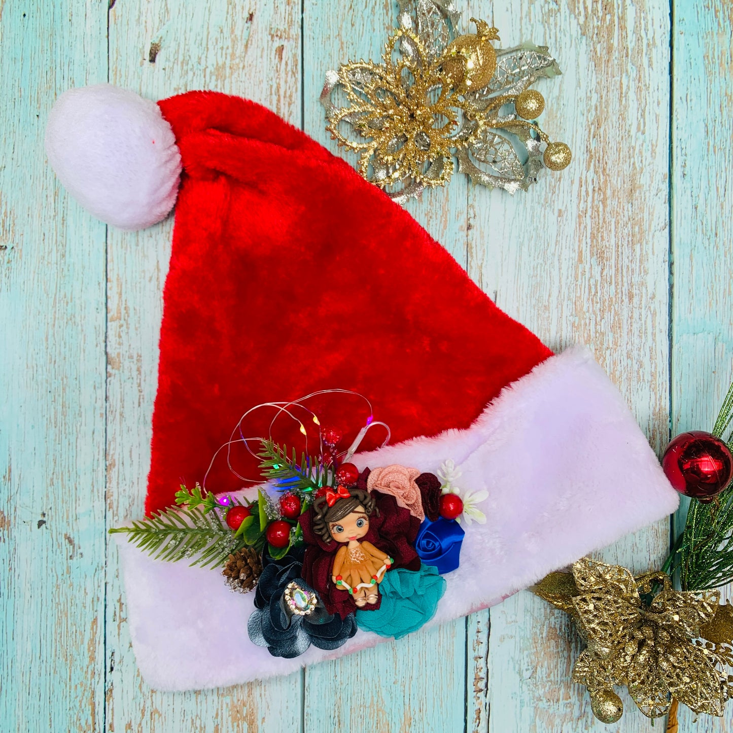 Gorro navideño con luces MODELO 4