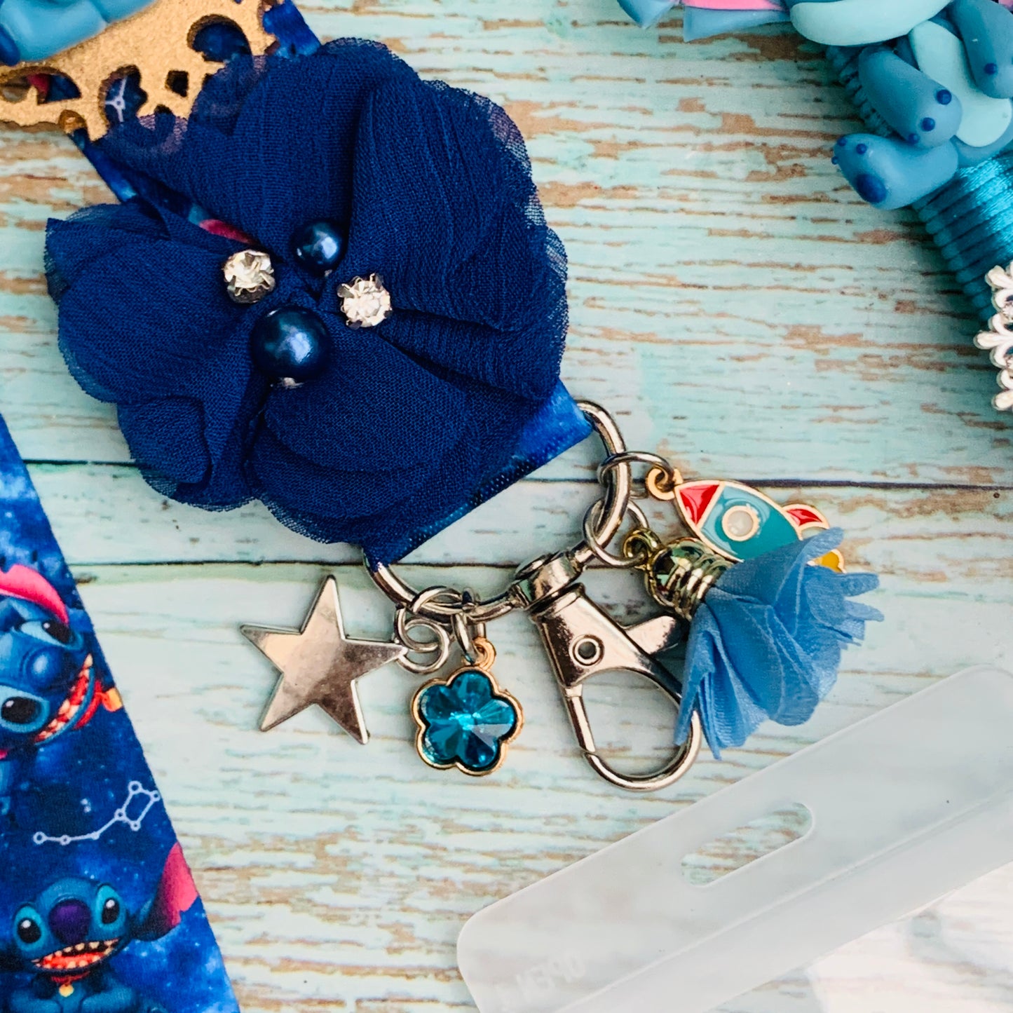 Portagafete de 3 piezas temático | Lilo y Stitch