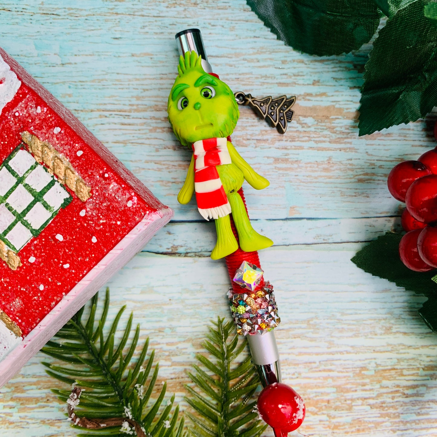 Lapicero temático Grinch