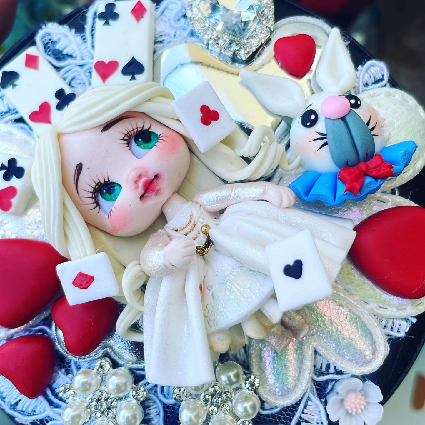 Joyero temático Alicia en el País de Las Maravillas | Reina Blanca