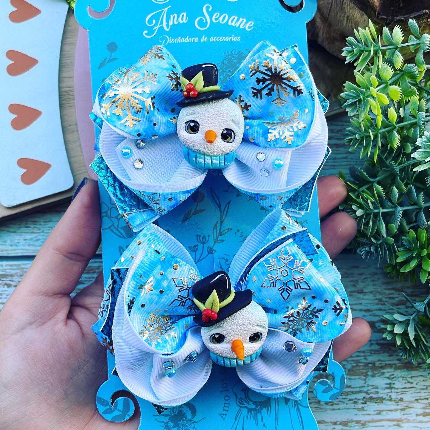 Par lazos navideño MODELO 16