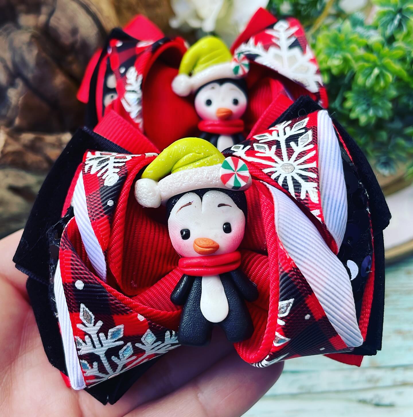 Par lazos navideño MODELO 16