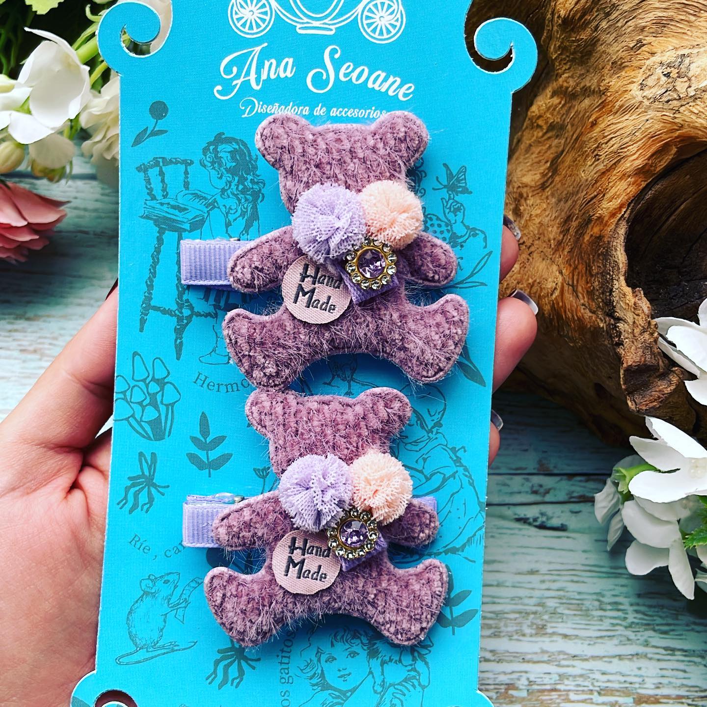 50%OFF Par de prencitas colección Peques | Animalitos