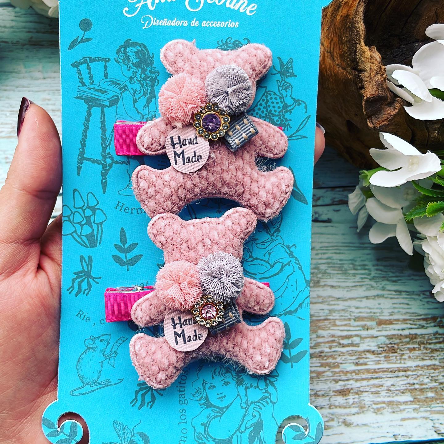 50%OFF Par de prencitas colección Peques | Animalitos