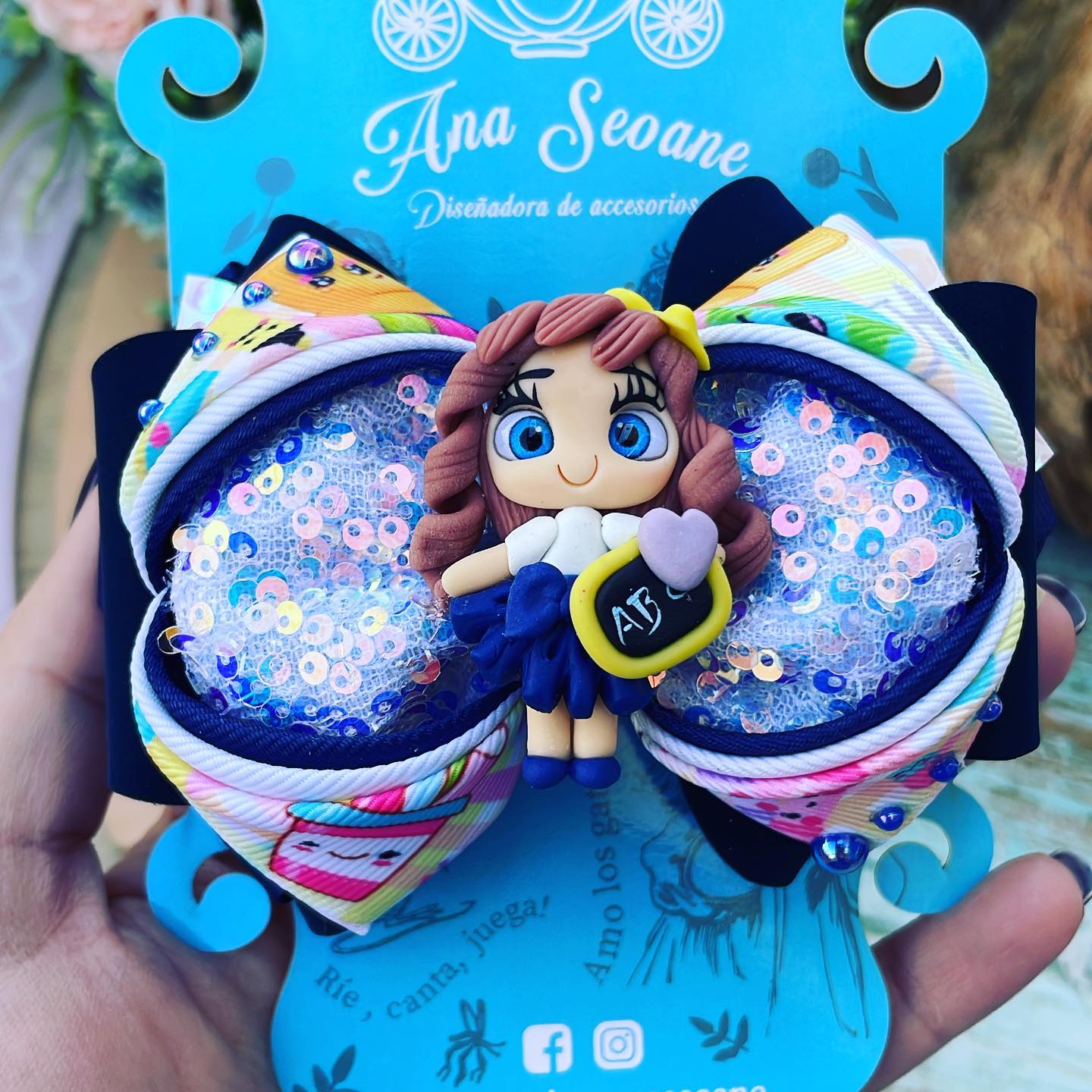 Lazo temático Escolares | Niñita escuelita