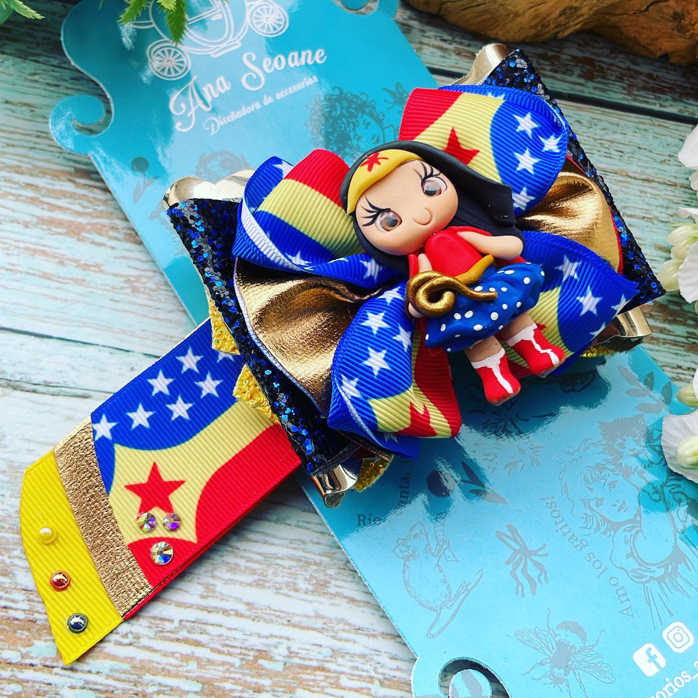 50%OFF Lazo temático Mujer Maravilla