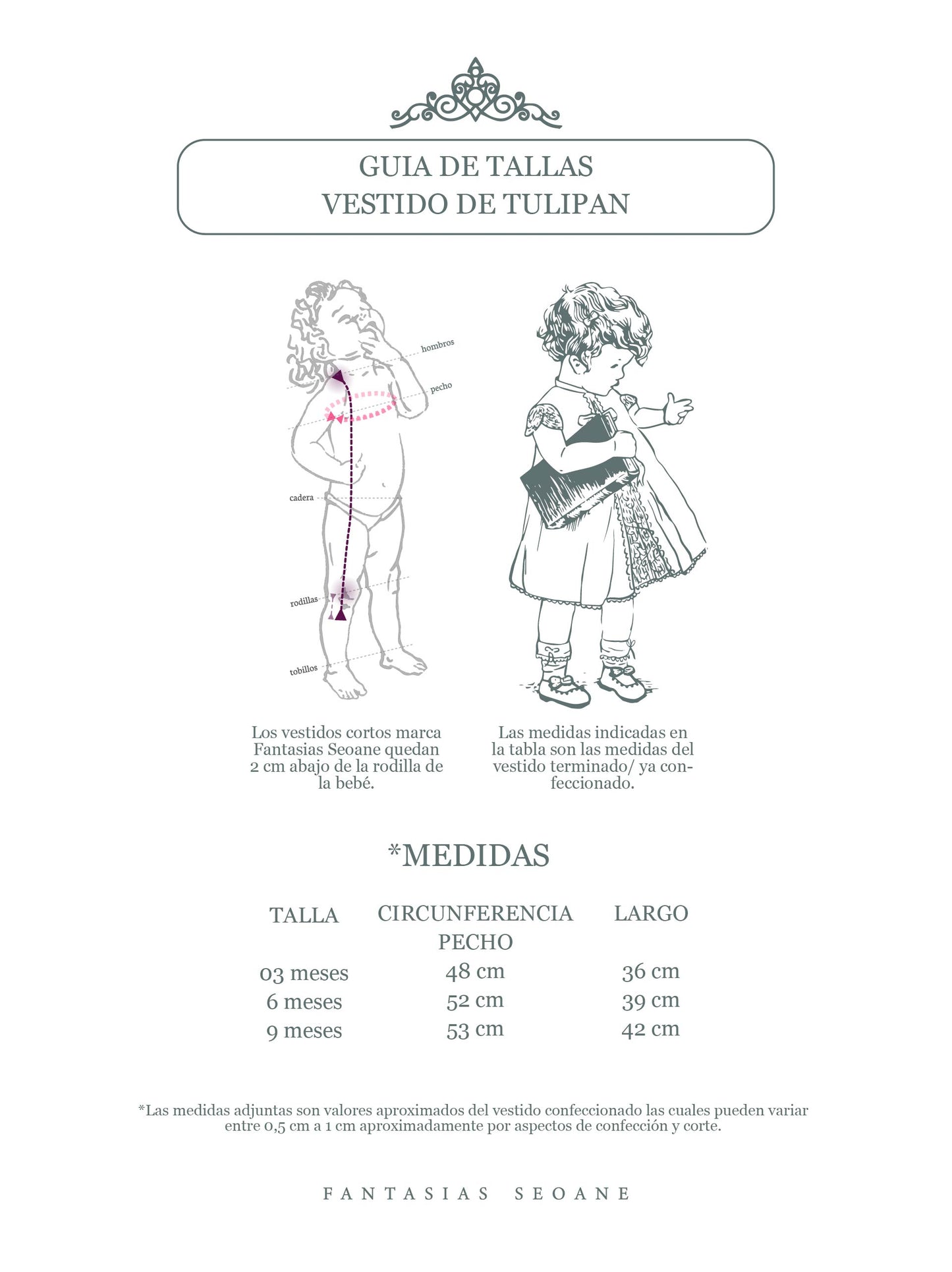 Vestido en A de Tulipán