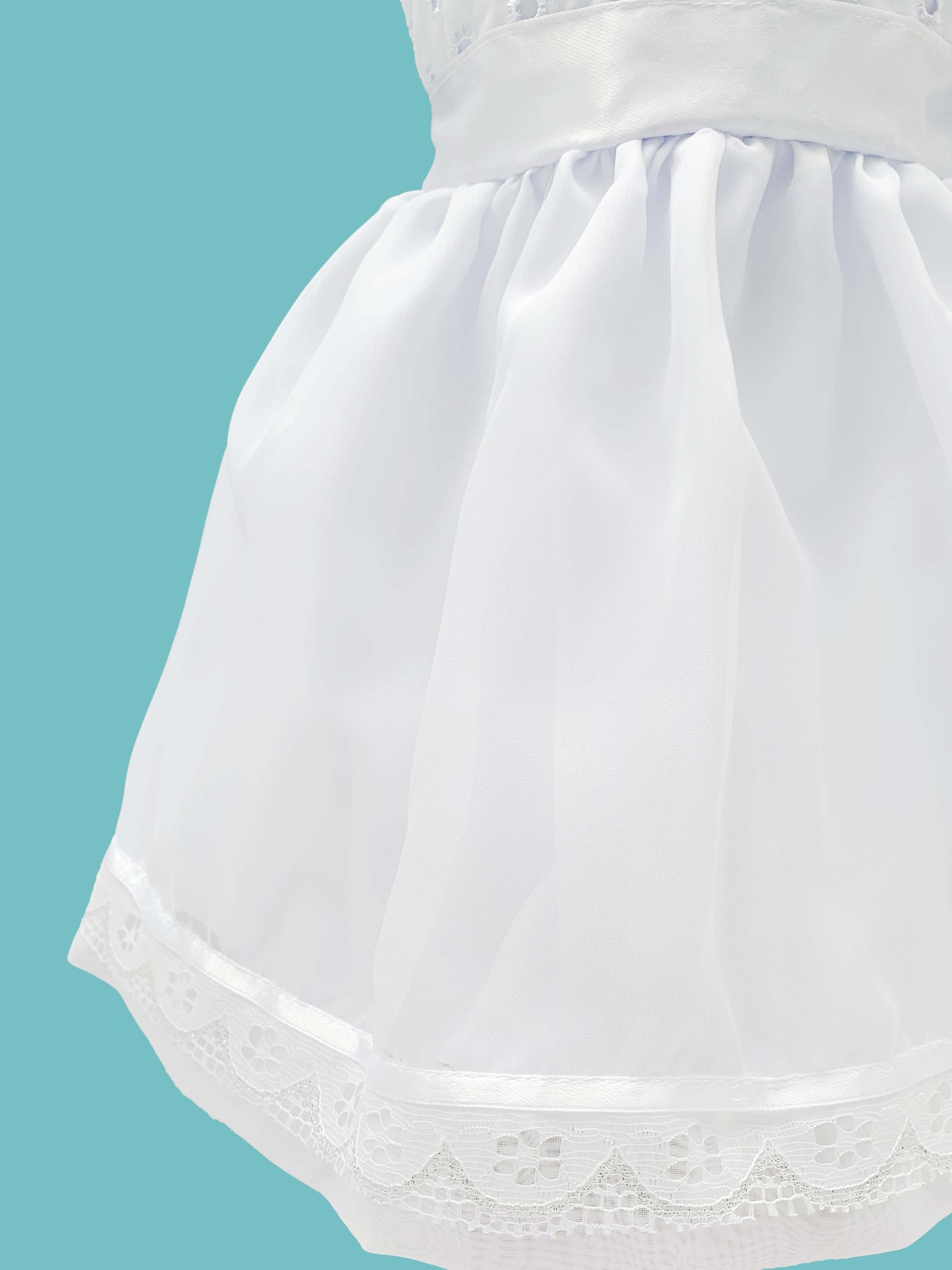 Vestido desmangado con librete