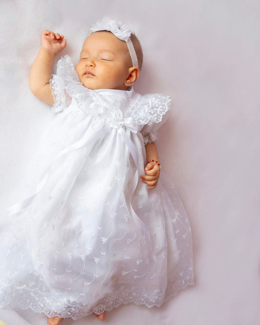 Ajuar bautismal para niña modelo 3