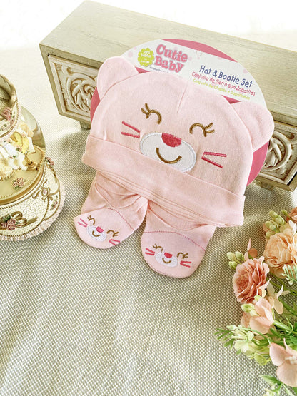 30%OFF Set gorrito y medias 2 opciones de color
