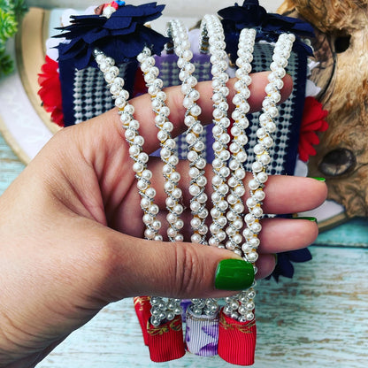 Diadema con detalles patrióticos morada
