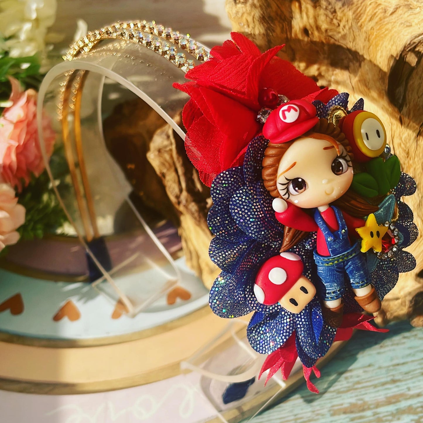 Diadema temática Mario Bros