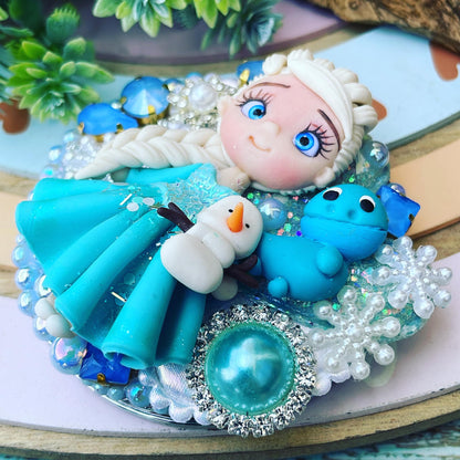 Espejito de bolsillo temático Frozen | Elsa