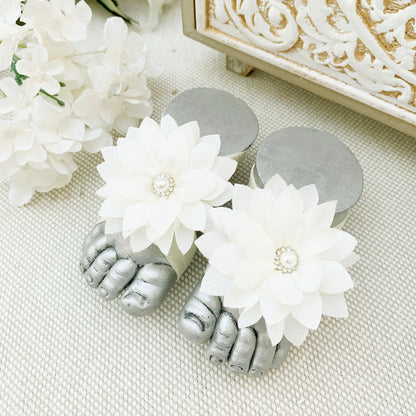 Pies descalzos con multiflores ivory