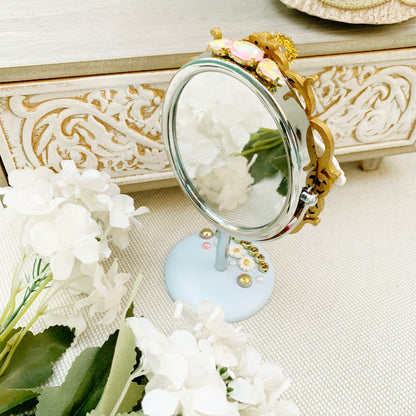 30%OFF Espejito de pie para para madrina decorado artesanalmente