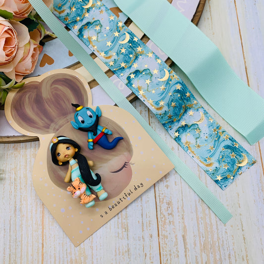 Set crea tu lazo/moño + porcelana temática Aladín Modelo 7