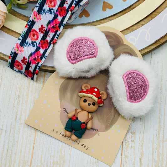 Set crea tu lazo/moño + porcelana temática Osito Modelo 28