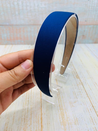 Diadema color azul navy mate