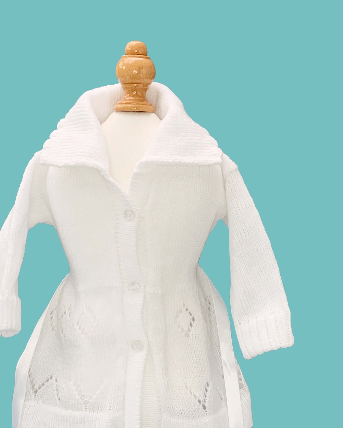 Cardigan tejido hipoalergénico