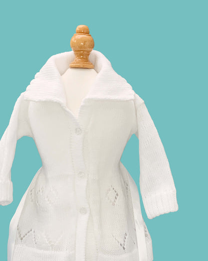 Cardigan tejido hipoalergénico