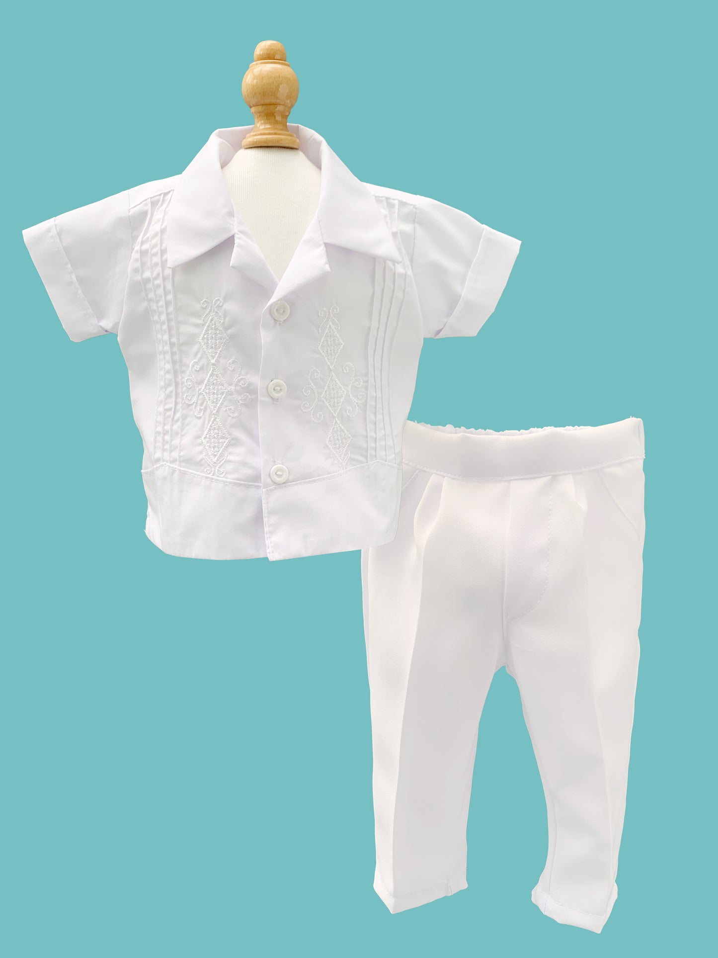 Guayabera polo estilo en pantalón o short