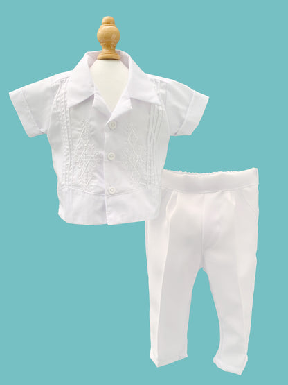 Guayabera polo estilo en pantalón o short