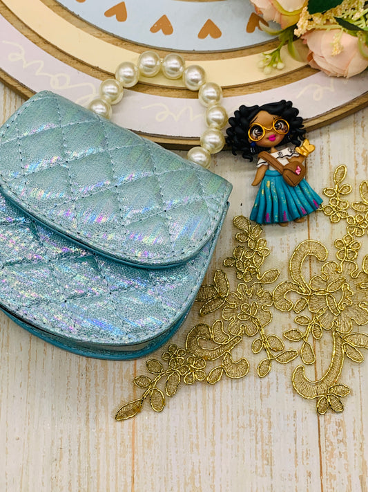 Bolso básico +porcelana + encaje lentejuelas Princesa Mirabel