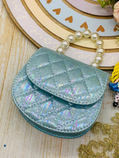 Bolso básico +porcelana + encaje lentejuelas Alicia en el País de las Maravillas