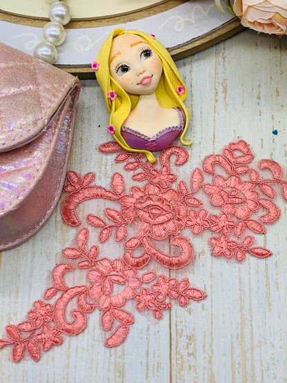 Bolso básico +porcelana + encaje lentejuelas Encanto