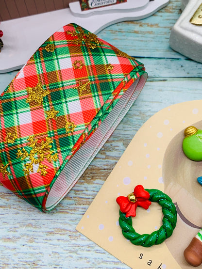 Set crea tu lazo/moño + porcelana temática Navidad DUENDES - MODELO 2