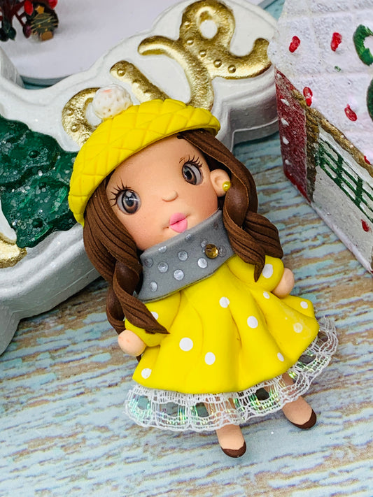 Porcelana temática Navidad Niñitas Modelo 14