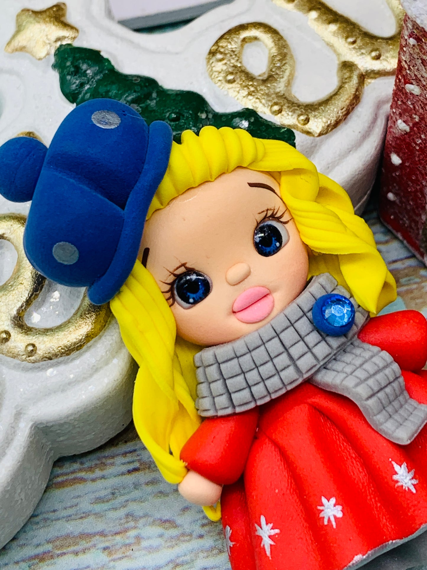 Porcelana temática Navidad Niñitas Modelo 19