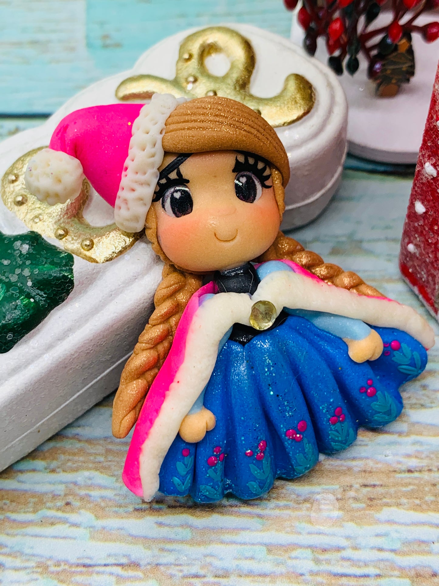 Porcelana temática Navidad Princesas Frozen Modelo 28