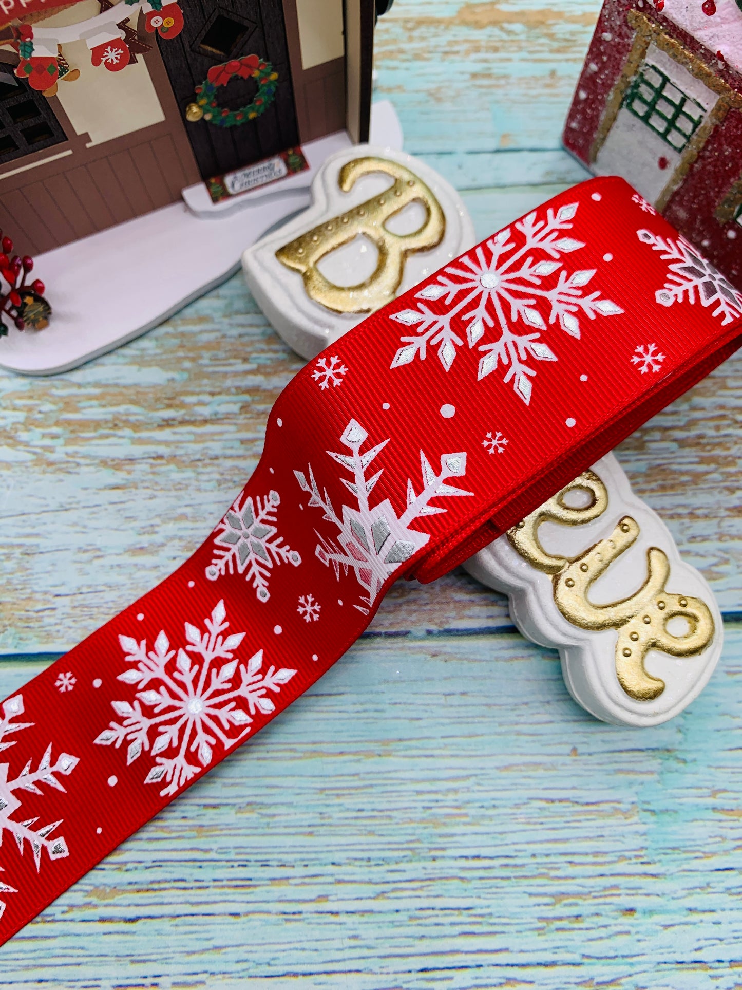 Cinta Foil temática navidad cantidad por metro . Modelo 5